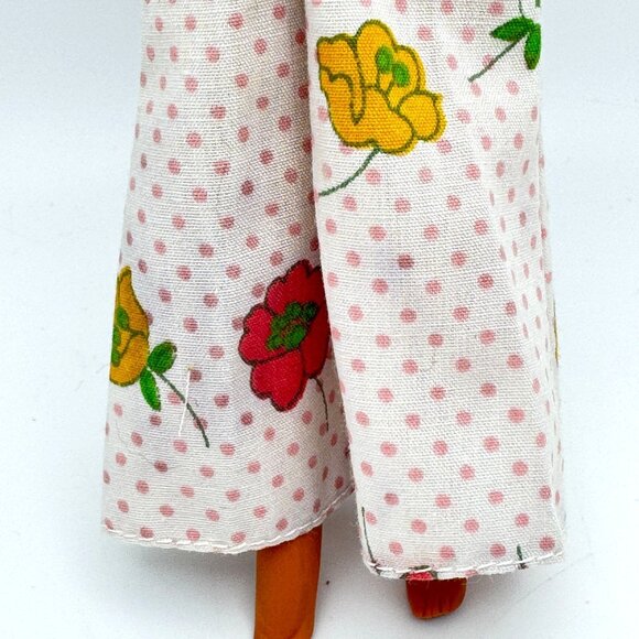 Vtg 1972 Barbie Sweet Dreams Pajamas #3350 2-Piece Set Polka Dot & Floral Design - Picture 6 of 10